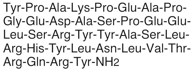 Peptide YY, pig