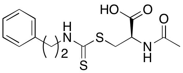 N-Acetyl-S-(N′-benzylthiocarbamoyl)-L-cysteine
