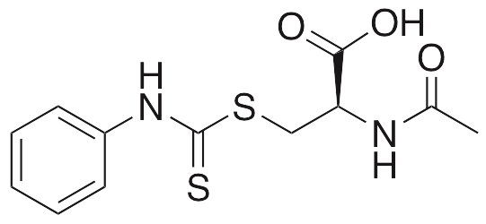 N-Acetyl-S-(N′-phenylthiocarbamoyl)-L-cysteine